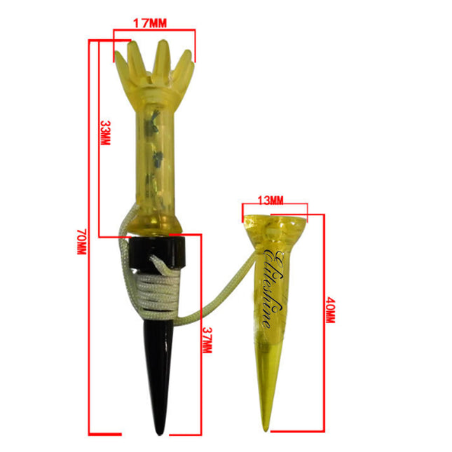 Magnet golf tees