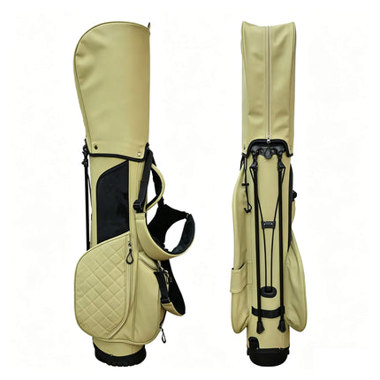 eliteshine n02 pu golf bag front view with rainhood