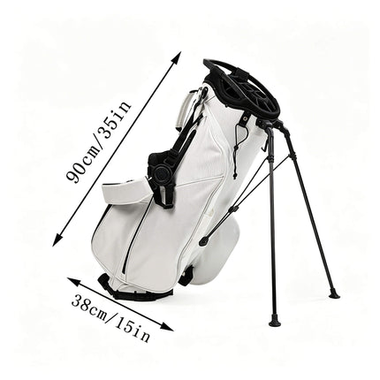 Eliteshine golf stand bag dimensions — 38×90cm with built-in kickstand legs
