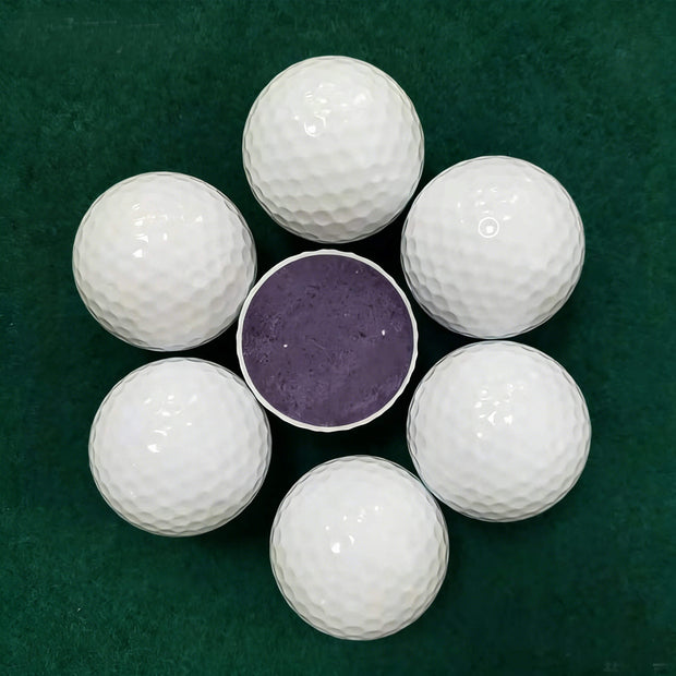 Eliteshine 2-piece polyurethane golf ball, white, for tournament with soft PU cover