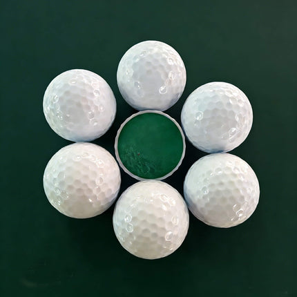 Eliteshine 2-piece Surlyn golf ball, white,  durable ionomer cover, maximum distance and good spin