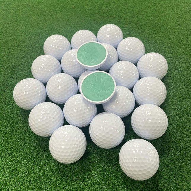 Eliteshine 2-piece Surlyn tournament golf ball, white, regulation-compliant