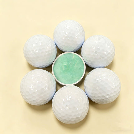 Eliteshine 2-piece Surlyn golf ball, white, maximum distance and durable ionomer cover