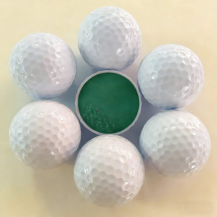 Eliteshine 2-piece Surlyn golf ball, white,  durable ionomer cover