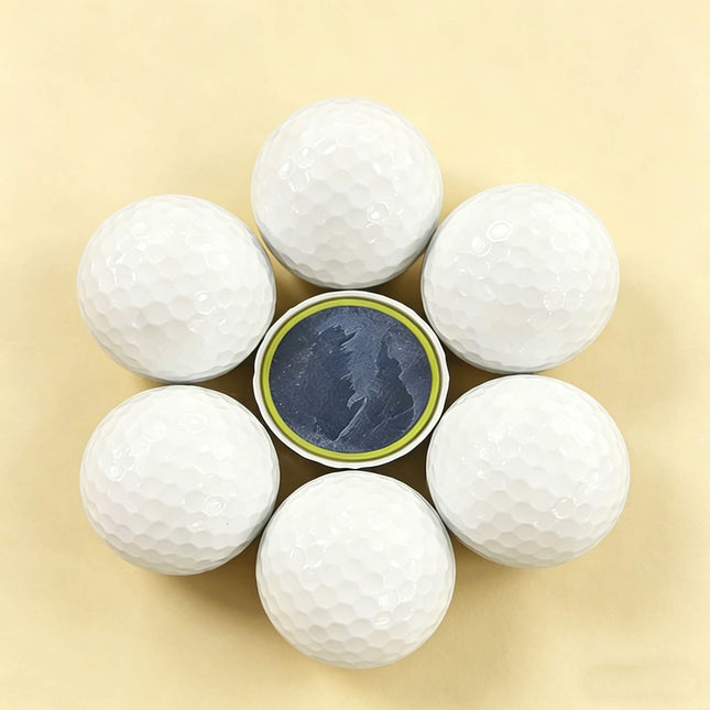 Eliteshine 4-piece polyurethane tournament golf ball, white, tour-level spin and distance