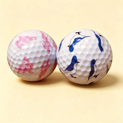 Eliteshine golf gift balls pattern of lovely animals, custom options available