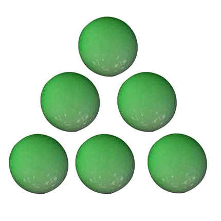 Eliteshine golf ball glowing in the dark , giving vivid green glow on course
