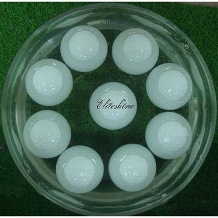 Eliteshine water floating golf balls in white, buoyant design for easy retrieval