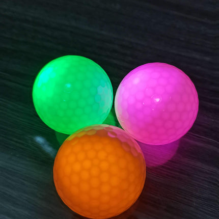 Eliteshine LED light-up golf balls keeps light on for 8 minutes, impact-activated glow