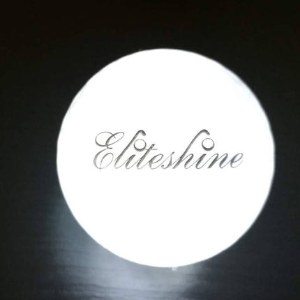 Eliteshine LED light-up golf balls in white, impact-activated glow