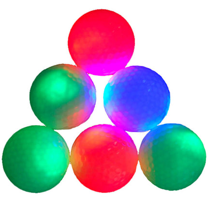 eliteshine LED light on golf balls, light on for 8 minutes when hit