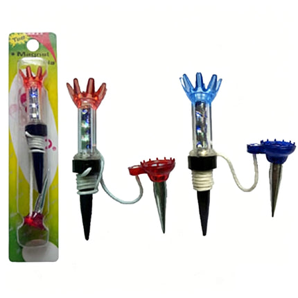 Eliteshine T102 magnetic golf tee retail packaging showing red and blue sets side by side with blister card